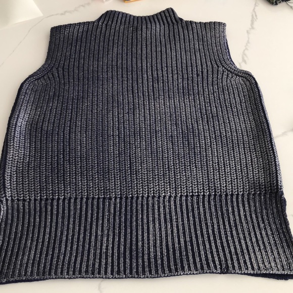 Anthro PILCRO OVERSIZED FOIL SWEATER VEST M - Picture 12 of 12